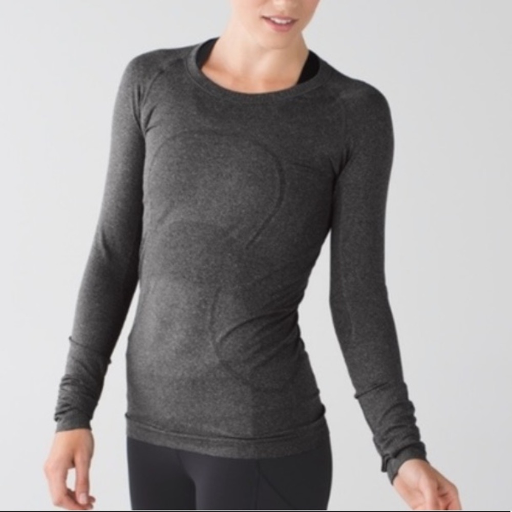 Lululemon swiftly tech long sleeve grey 2/4